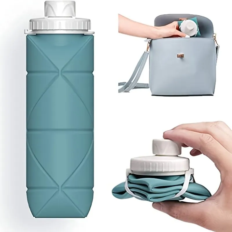 20oz TravelSip Collapsible Silicone Bottle
