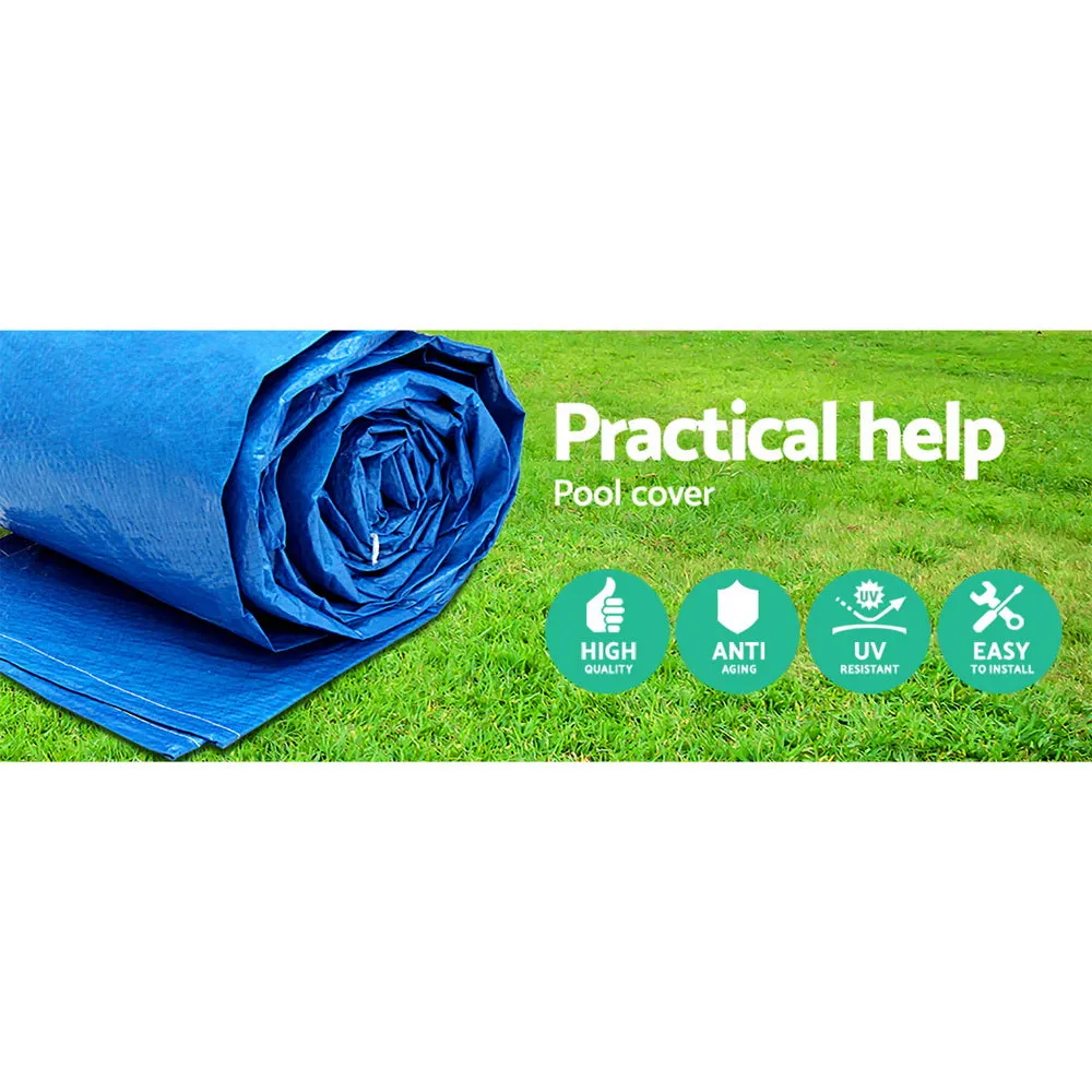 58017 Pool Cover | Fits 4x2.11m | Above Ground Swimming Pool | PE Blanket