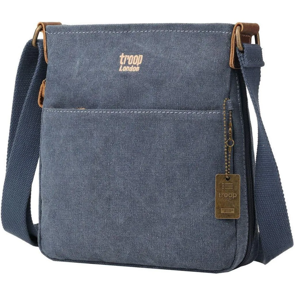 Canvas Cross Body Bag - Troop London Classic - 11 Colours