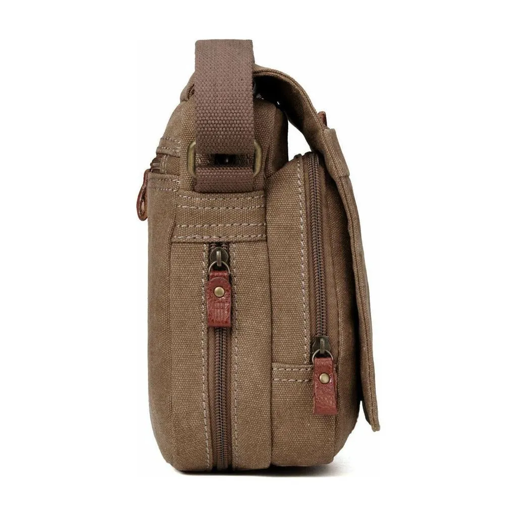 Canvas Cross Body Bag - Troop London Classic - 8 Great Colours