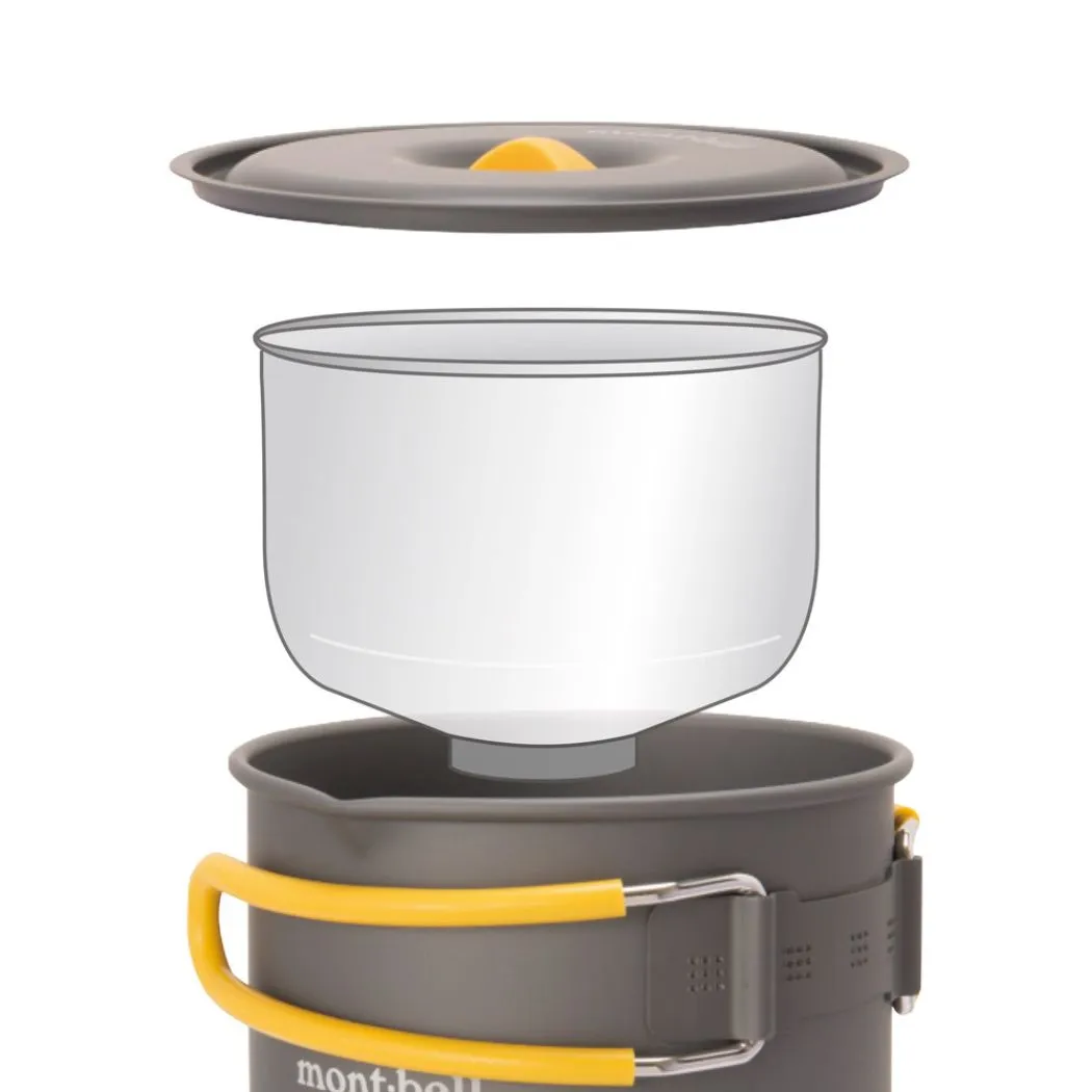 Montbell Cooking Set Alpine Cooker Solo Set - Camping Deep 9   Deep 11