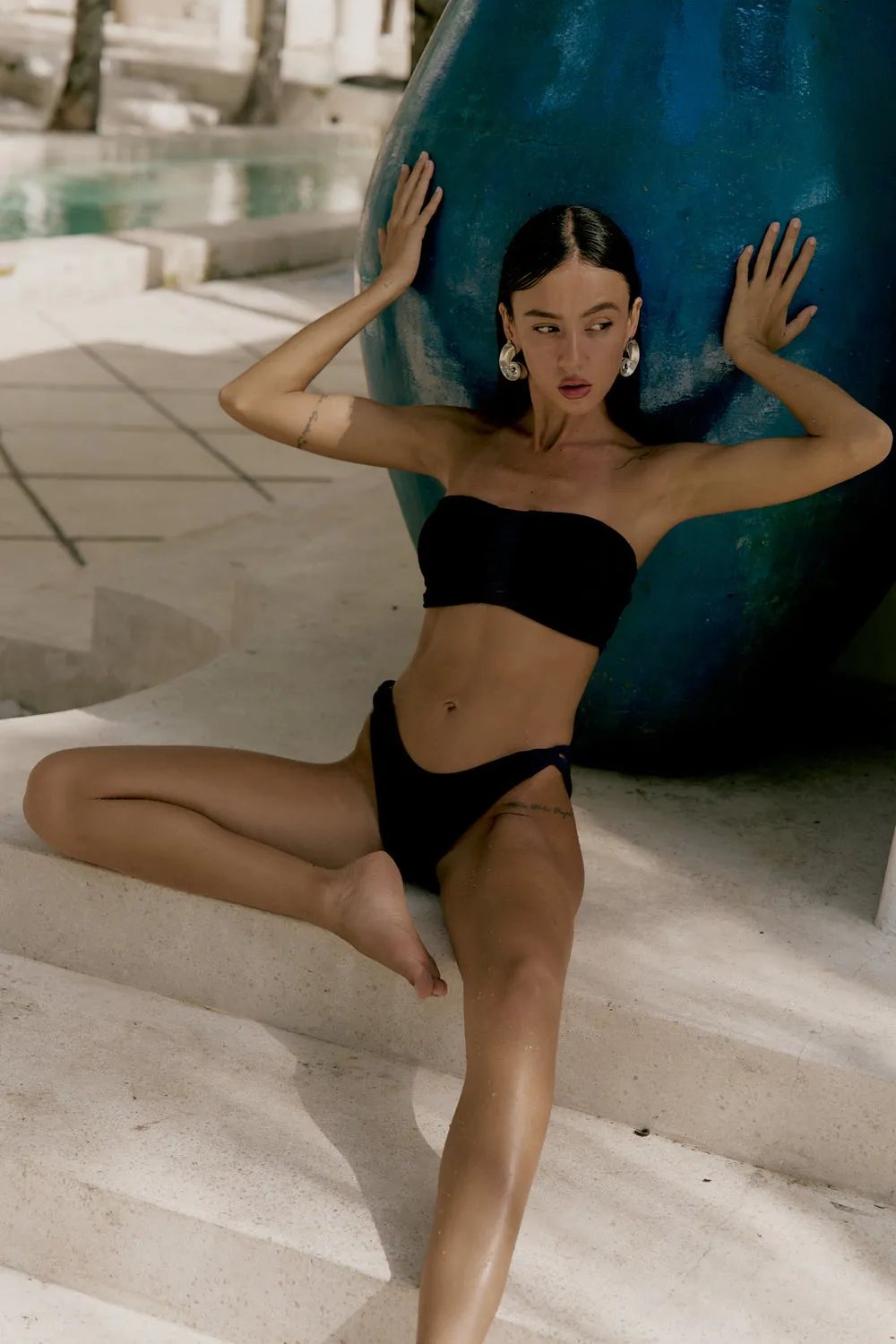 Stardust ~ Loop-de-Loop Bikini bottom - Navy