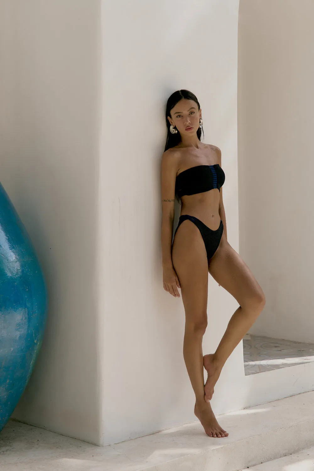 Stardust ~ Loop-de-Loop Bikini bottom - Navy